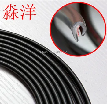 

Hot 5M/lot Car Door Edge Protection Strip Car Bumper Protection Car Door Anti Scratch Guard Protector Car Styling Moulding Strip