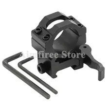 Тактический 25,4 мм " дюймовый QD Быстрый выпуск Прицела Кольца для прицела винтовки адаптер высокий профиль Подходит Пикатинни 20 мм Вивер