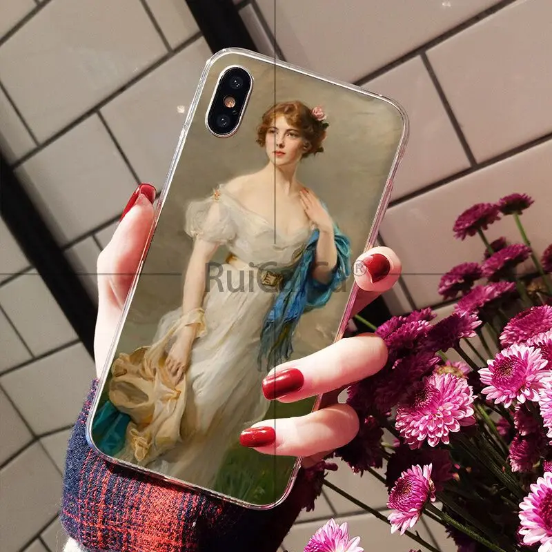 Ruicaica бумажный дизайн принцесса прозрачный мягкий чехол для телефона Apple iPhone 8 7 6 6S