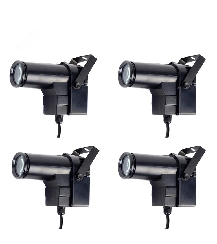 4 шт./лот мини 10 Вт RGBW в 1 светодиодные точечные прожекторы Дискотека DMX512 Luces Led Луч