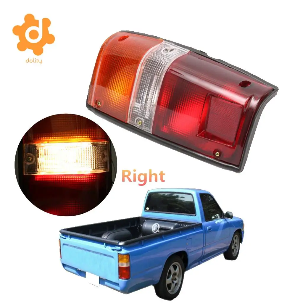 dolity 2 Pieces Pickup Tail Light Rear Lamp For Toyota Mk3 LN RN YN 2 4WD 89-94 