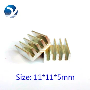 

2016 Newest Heatsink 11*11*5mm Extruded Aluminum heatsink Chip CPU GPU VGA RAM LED radiator YL-0020