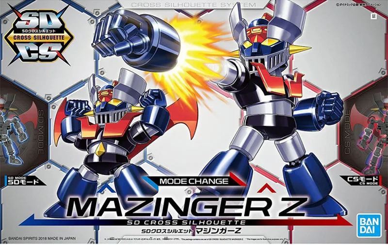 Фигурка BANDAI Rise SDCS фигурка из ПВХ для сборки масштаб 01/02 1/12 Mazinger Z Q 10 см|Игровые