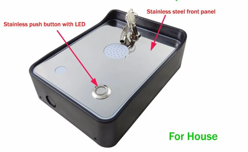 3G / GSM House Audio Intercom for single House door and gate opener access controller