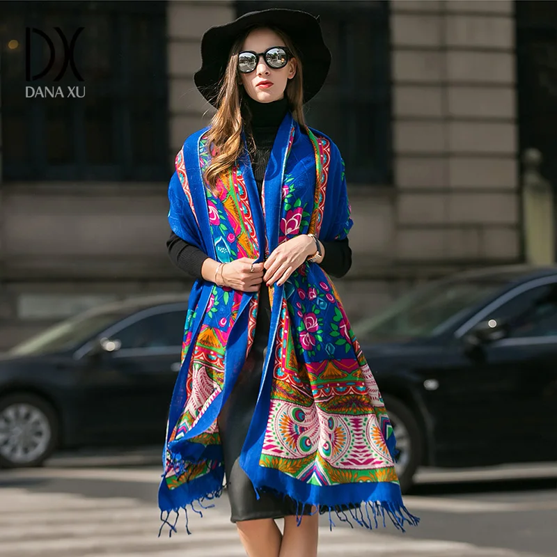 Comprar 2019 nueva bufanda de invierno de moda para mujeres bufandas cálidas chales de marca de lujo abrigo a cuadros manta bufanda lana Cachemira Fular largo