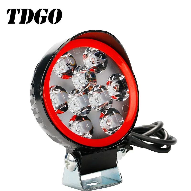 

TDGO Motorbike Driving Headlamps Waterproof Light LED 2400Lm Motorcycle Spotlight Headlights 12V LED Moto Lights Spot Work Lamp