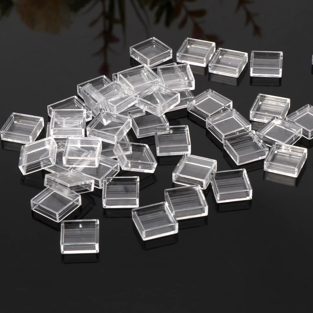 

100Pcs Clear Plastic Pushbutton Switch Tact Button Cap Keycap Covers Protector #612