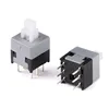 20pcs/LOT Square Button Tactile Push Button Switch 6 pin 8.5x8.5mm Not self locking / self locking Tact DIP Type Switches 6 pin ► Photo 3/6