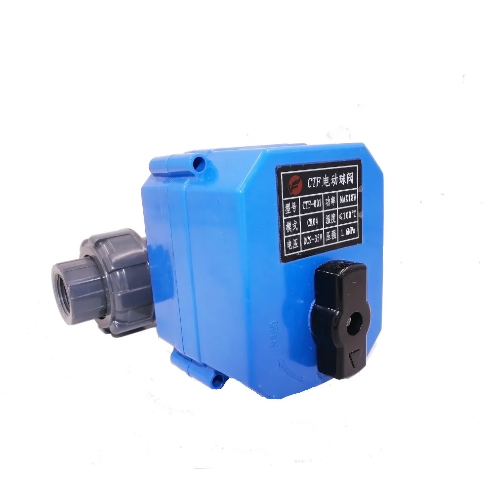 Пластиковый шаровой клапан с водяным управлением 5v 12v 24v 220v