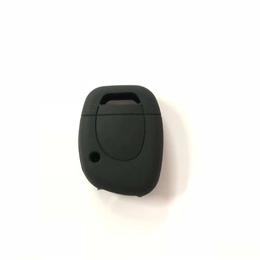 

DoColors New 1 Button Silicone Key Case fit For Renault Megane Clio Scenic 1BN IR Remote Fob Cover Protector Key Shell Black