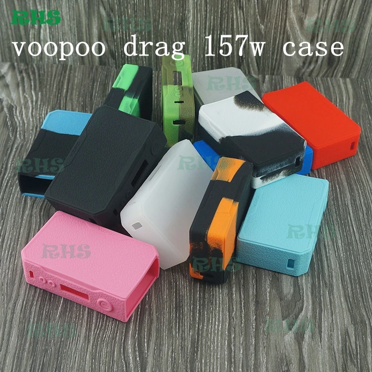 4 шт. voopoo перетащите 157 Вт VAPE поле mod кожного покрова защитные нескользящей