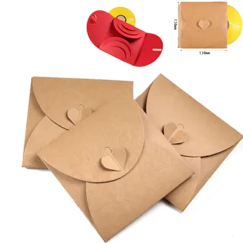 

ymjywl CD Case 10PCS/lot CD Packaging Paper Bag DVD Wedding for Photography Bag Can Accommodate 3 Discs
