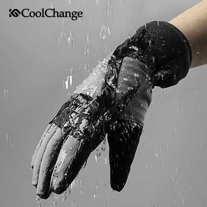 CoolChange Bicycle Winter Gloves Outdoor Waterproof Warm Thermal Thick Cycling Gloves Long Finger MTB Bike Gloves Men Women CoolChange Bicycle Winter Gloves Outdoor Waterproof Warm Thermal Thick Cycling Gloves Long Finger MTB Bike Gloves Men Women