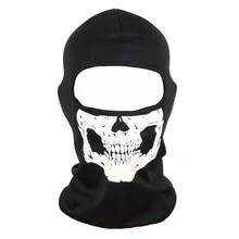 Зимняя Маска с черепом Балаклава шапочки шапки мужские Призрак Череп полная маска для лица из двери капюшон шапочка Gorros Hombre Casquette