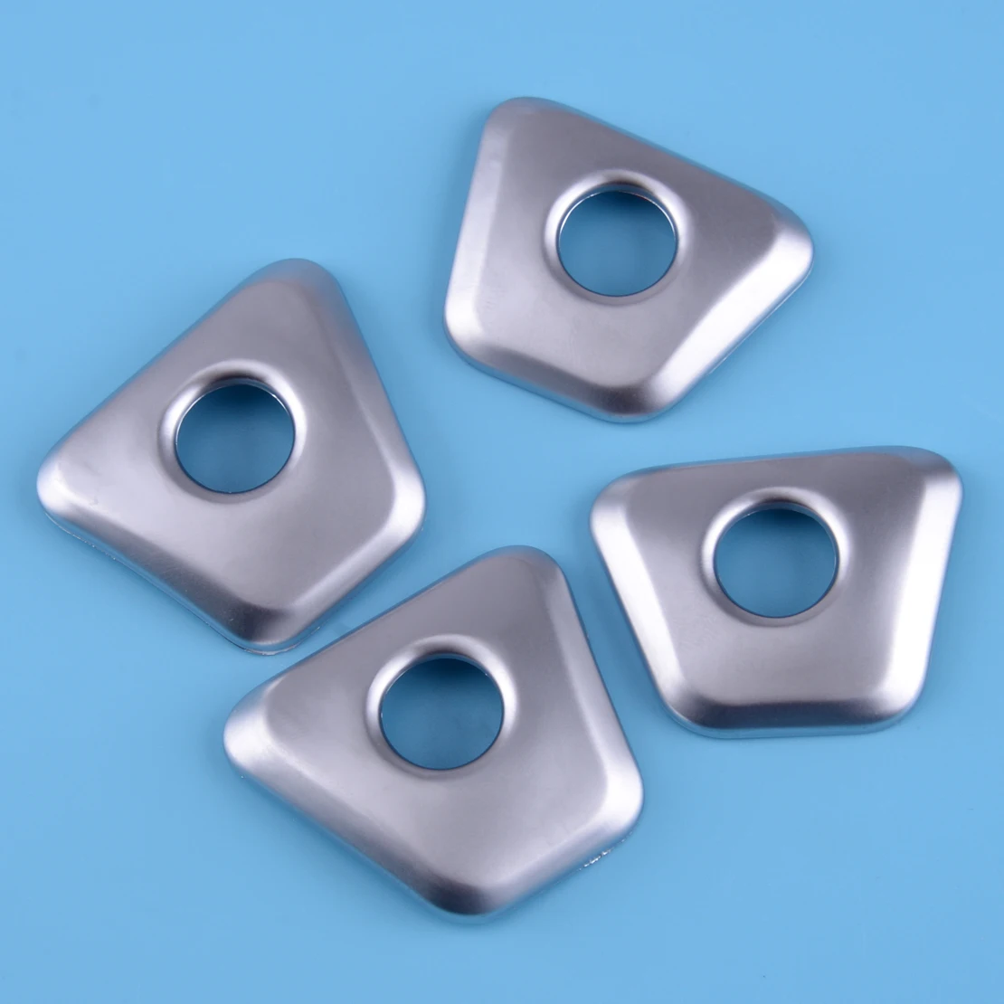 

DWCX 4PCS/set ABS Chrome Plated Interior Door Lock Pin Knob Decor Trim Fit for BMW 5 Series G30 2018