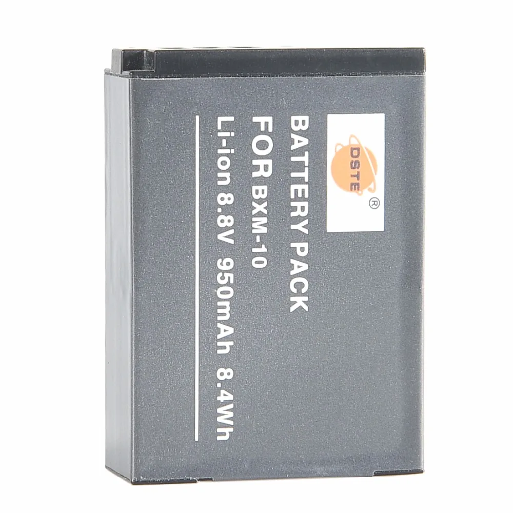 

DSTE 2 PCS BXM-10 Camera Battery with EU Plug Charger and Car Adapter for XiaoYi YI-M1 Mirrorless Camera