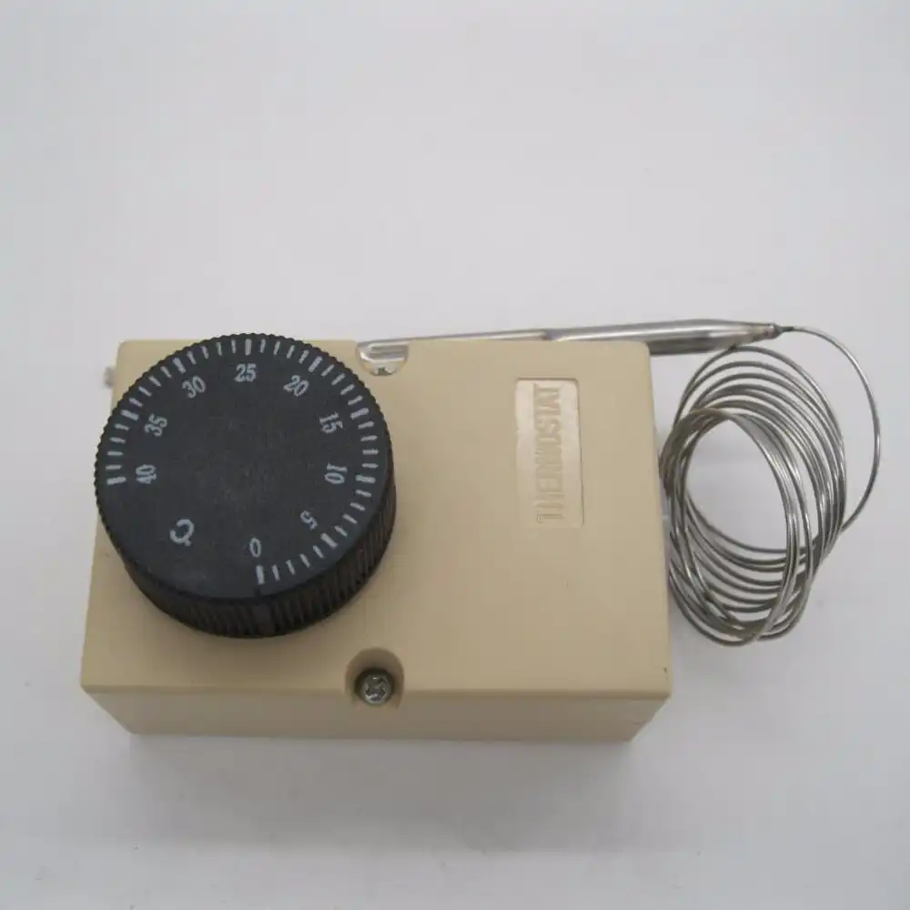 Term/ómetro termostato capilar con caja impermeable interruptor de temperatura AC 220 V 0 40 /°C
