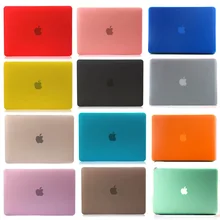 Матовый Жесткий чехол для Macbook Air 11 13 Pro 13 15 retina 12 13 15 дюймов сумка для ноутбука Mac Book pro 13 Чехол