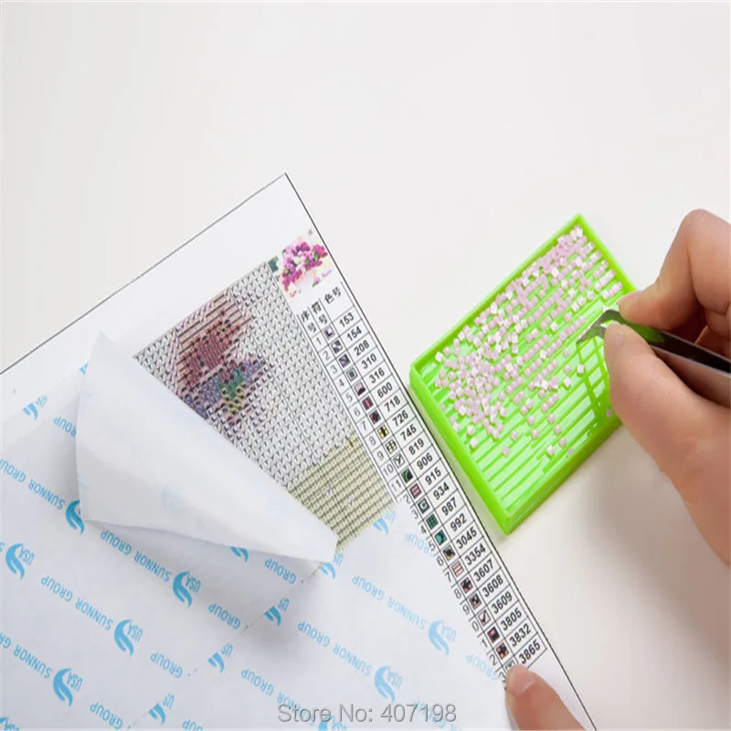 Мозаика 3D diy Multi diamond вышивка живопись Триптих тюльпан украшения дома смолы