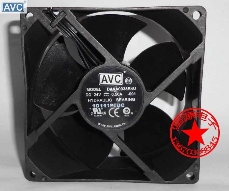 Мощный инвертор для ветрового сервера AVC DAKA0938R4U 001 9 см 90 мм DC 24 В 0.50A 9038 вентилятор