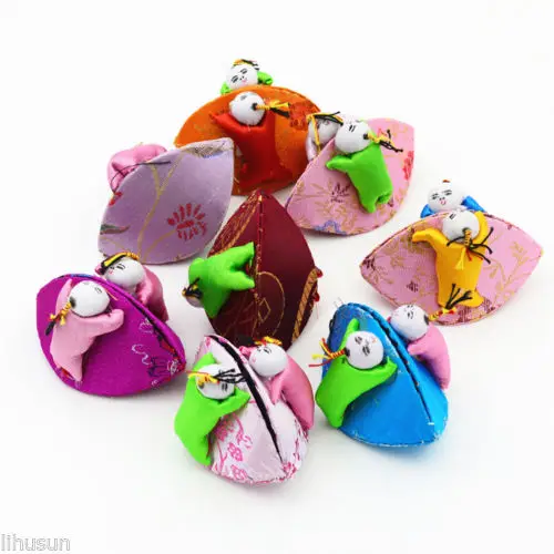 

Wholesale 10pcs Chinese Handmade Brocade Jewelry/Gift/Storage Boxes
