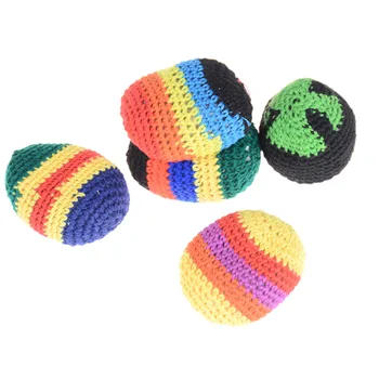 

Funny Game Sandbags Ball Handmade Knitting Thread Juggling Balls Kids Outdoor Toy Children Kindergarten Toy Color Random
