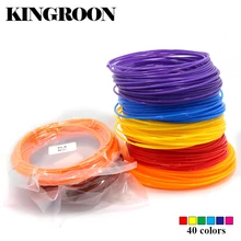 10 Metro Pla 1.75mm filamento materiales de impresión de plástico para 3D impresora extrusora pluma Accesorios negro blanco rojo colores del arco iris
