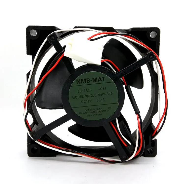 

New Original NMB-MAT 3612JL-04W-S49 12V 0.3A for Refrigerator cooling fan