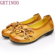 Винтажные лоферы; женская обувь на плоской подошве; удобная женская обувь ручной работы с цветами; обувь из натуральной кожи на мягкой подошве; женская обувь на плоской подошве