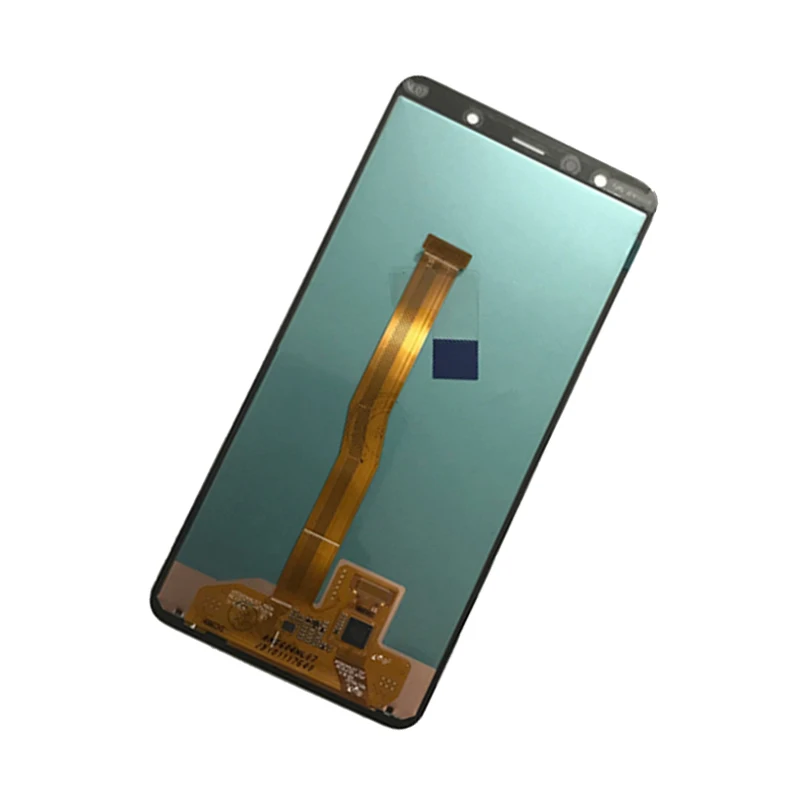 Черный Для SAMSUNG Galaxy A7 ЖК-дисплей A7 A750 A750F экран SM-A750F дисплей сенсорный экран дигитайзер Assembl для SAMSUNG A750 lcd - Цвет: Черный
