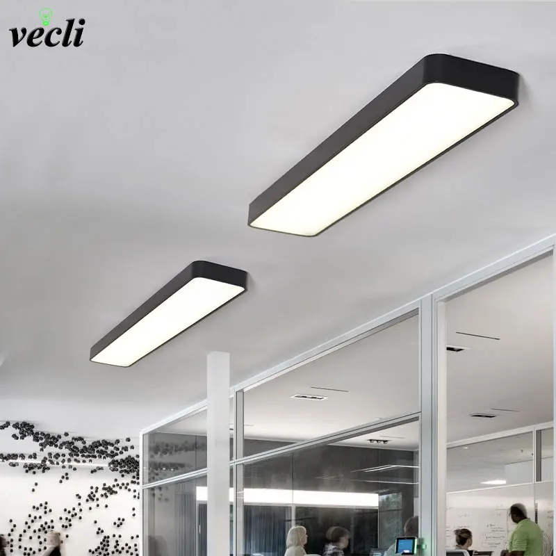  Modern LED Ceiling Lights Black White Square Office Light With ceiling lamp aisle bedroom home ligh - 32825206625