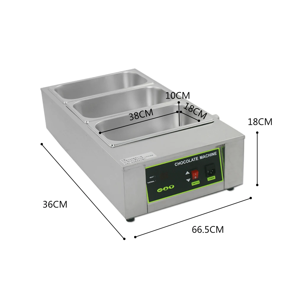 ITOP коммерческий шоколадный плавильный горшок шоколадные фонтаны машина из нержавеющей стали DIY шоколадные Инструменты для изготовления конфет с емкостью 12 кг