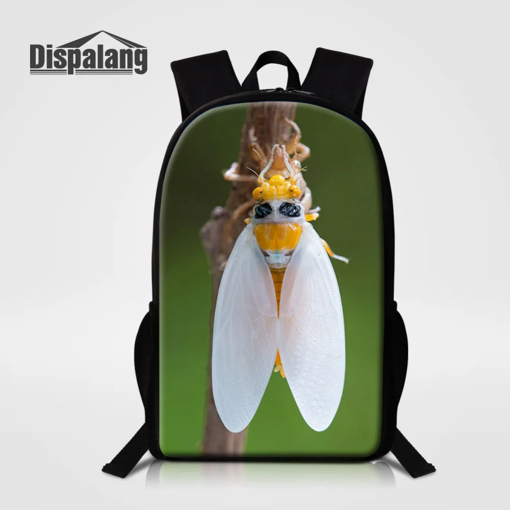 

Dispalang Women Men Backpack Animal Insect Printing Backpacks Kids Boys School Bag for Teenage Mochila Feminina Christmas Gifts