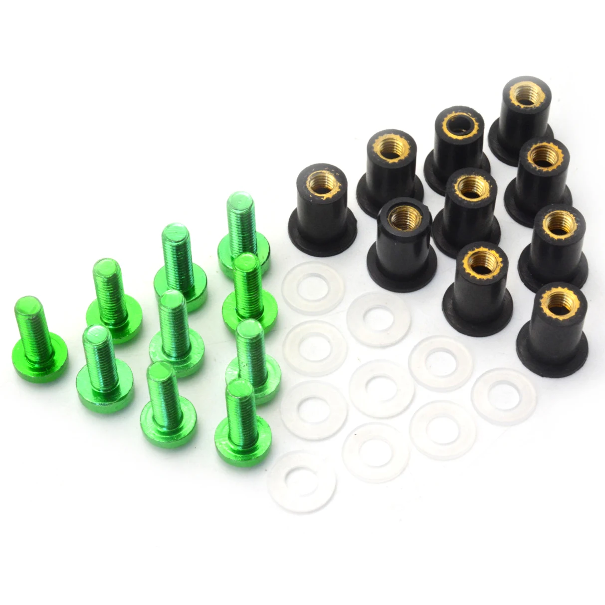 6 мм 10 шт универсальное ветровое стекло Спайк Болты винтовые гайки для yamaha mt-07 mt-09 mt07 mt09 mt 07 09 honda cbr 600 f4i - Название цвета: 10Pieces