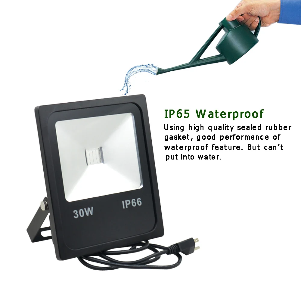 

New 30W Led Flood light grow light lamp for plants Outdoor Hydroponic Greenhouse vegetables plant fruit full spectrum with plug