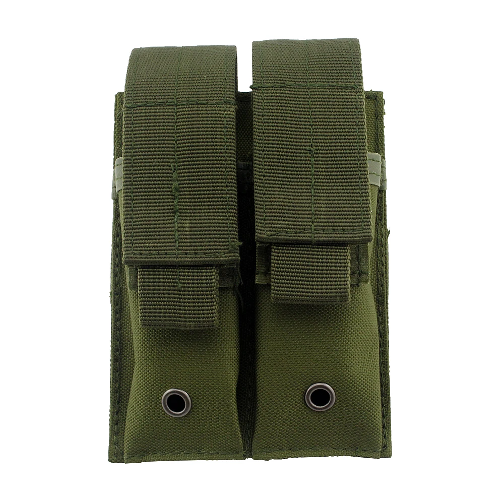Army Green Pouch Сумка Молли двойной подсумок для магазинов военный пистолет Mag сумка для USUG 30 круглый - Цвет: Army Green Pouch