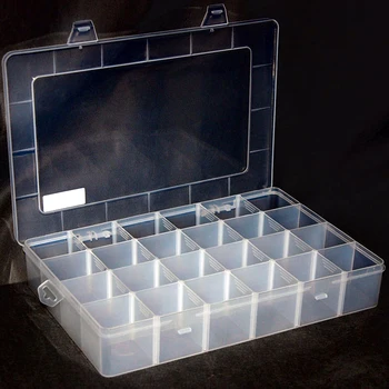 

Thickening of D204 increase core parts storage box of 24 cases is easy to keep clean and tidy, easy to find