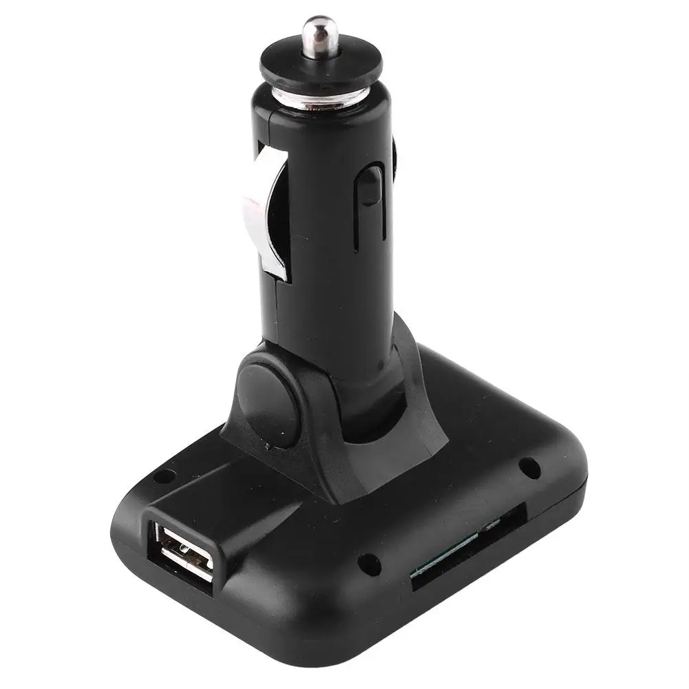 Car Vehicle Wireless FM Transmitter USB SD TF MMC MP3 Remote Music