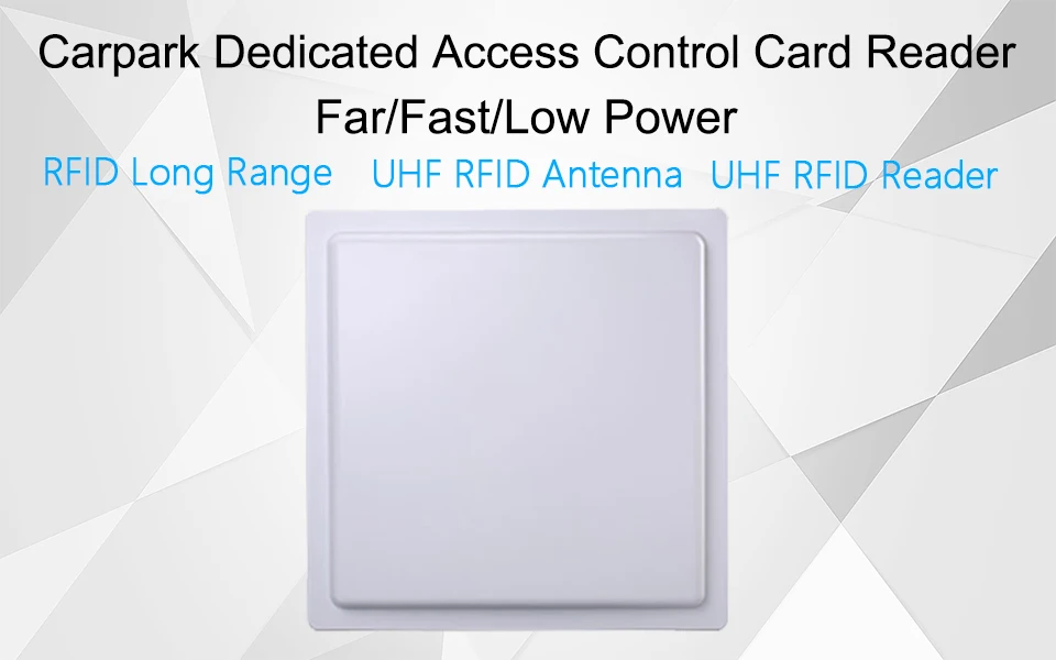 15M UHF RFID Long Range Kartenleser Reichen Reader Zugangssystem RS232 RS485 DHL 