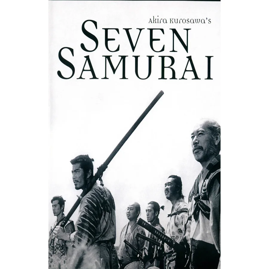 

J2131- Seven Samurai Rare Kurosawa Samurai Japanese Movie Pop 14x21 24x36 Inches Silk Art Poster Top Fabric Print Home Wall Deco