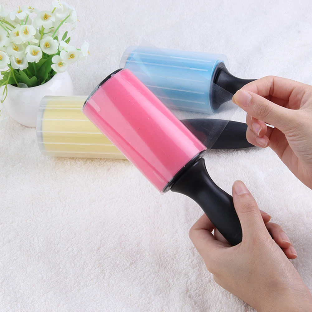 

Moisture Resistant Household Clothes Clean Washable Portable Pet Hair Lint Roller Tools Reusable Easy Adhesive Wiper Straight