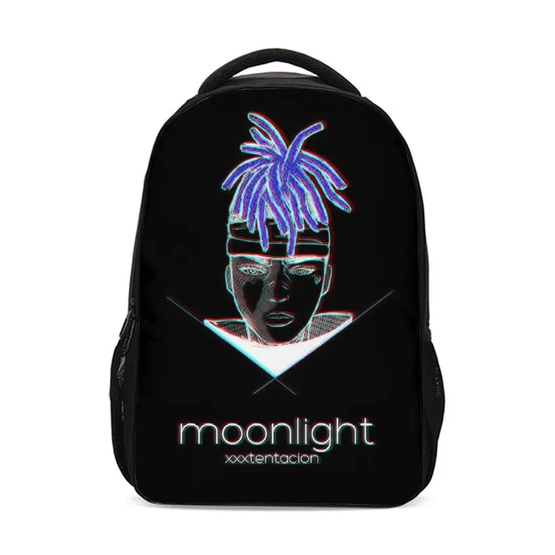 Новые Xxxtentacion детские школьные сумки для подростков мальчиков Mochila Infantil вместительный школьный рюкзак ранец Детская сумка для книг - Цвет: Синий