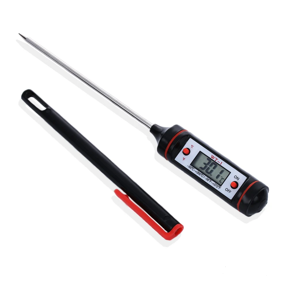 1PC Digital Probe Food Thermometer Kitchen BBQ Meat/Milk Cooking Sensor