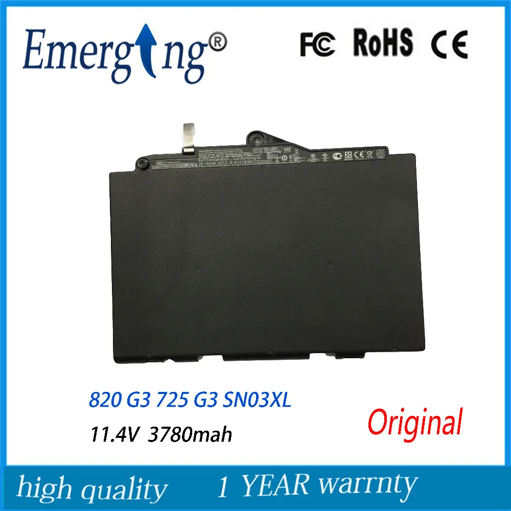 44WH New Original Laptop Battery for HP EliteBook 820 G3 725 SN03XL ST03XL 800514-001N HSTNN-UB6T | Компьютеры и офис