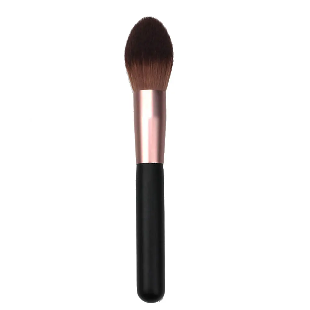 

1pc Tapered Kabuki Brush Flame Shape Highlighter Single Pincel Maquiagem Soft Big Foundation Powder Blush Brush Makeup Brushes