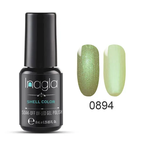Inagla Гель-лак для ногтей замачиваемый УФ светодиодный Гель-лак для ногтей долговечный салонный Гель-лак для нейл-арта - Цвет: 0894