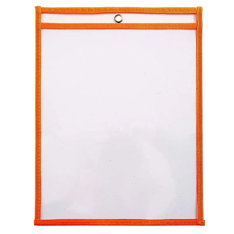 

30 Multicolored Dry Erase Pockets,Oversize 10 X 13 Pockets,Perfect For Classroom Organization,Reusable Dry Erase Pockets,Teach