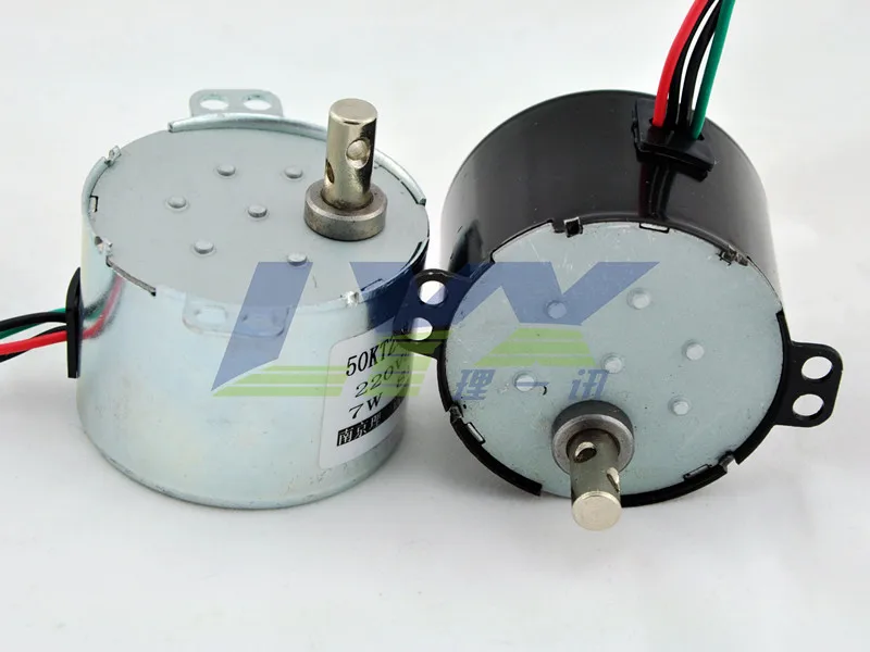 Синхронный двигатель с постоянным магнитом 50KTYZ 220 В 30 об/мин|synchronous motor|permanent magnet