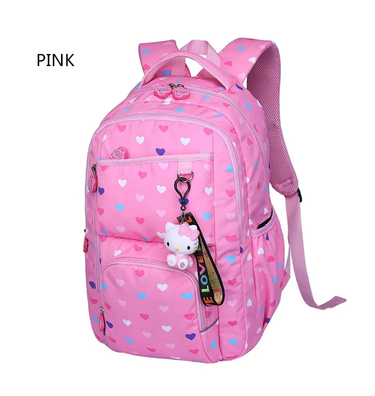 Высокое качество подросток школьные сумки старший школьный рюкзак Цветочный принт для девочек школьная сумка Детские рюкзаки Молния