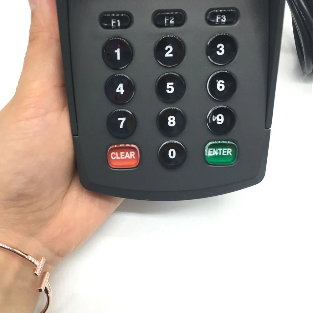 Программируемая(RS232+ USB) YD511DS 15 клавиш цифровая клавиатура/Pin Pad/Пароль Клавиатура с ЖК-дисплеем для системы доступа EPOS